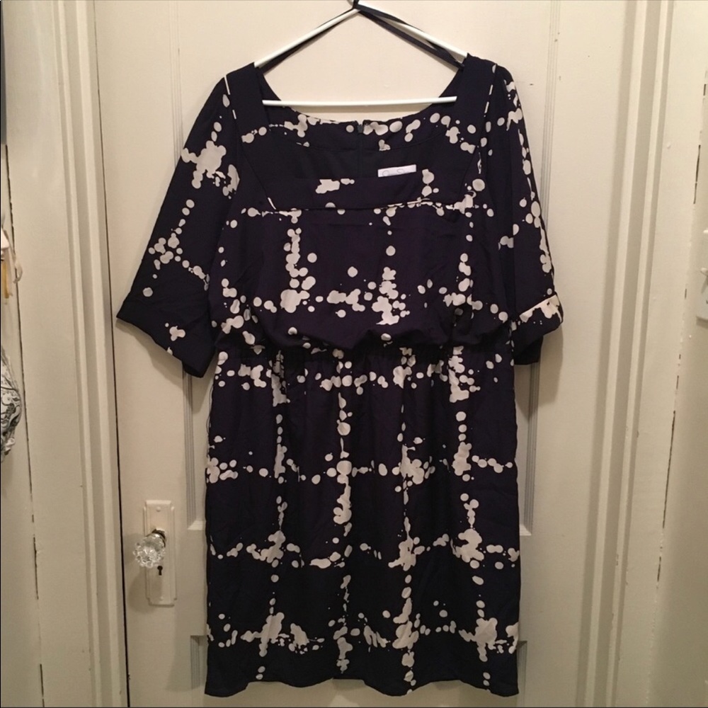 Jessica Simpson size 16W navy dress